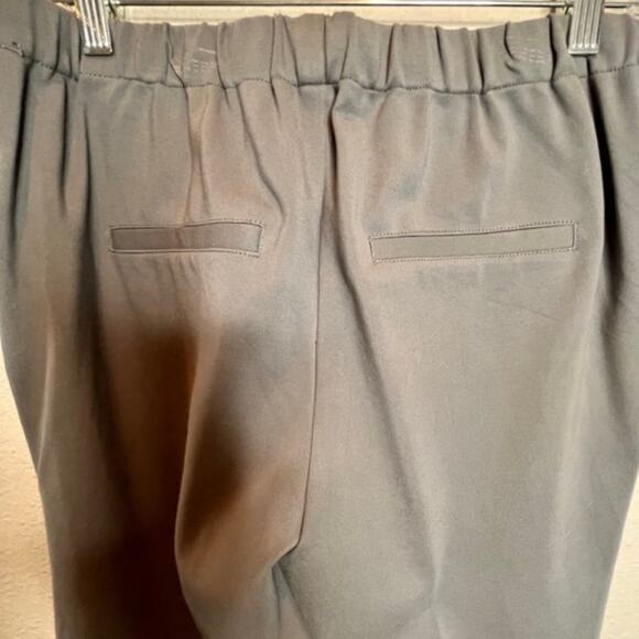 H by Halston Regular Ponte Knit Wide Leg Pants Sz 12 Gray - Picture 10 of 11
